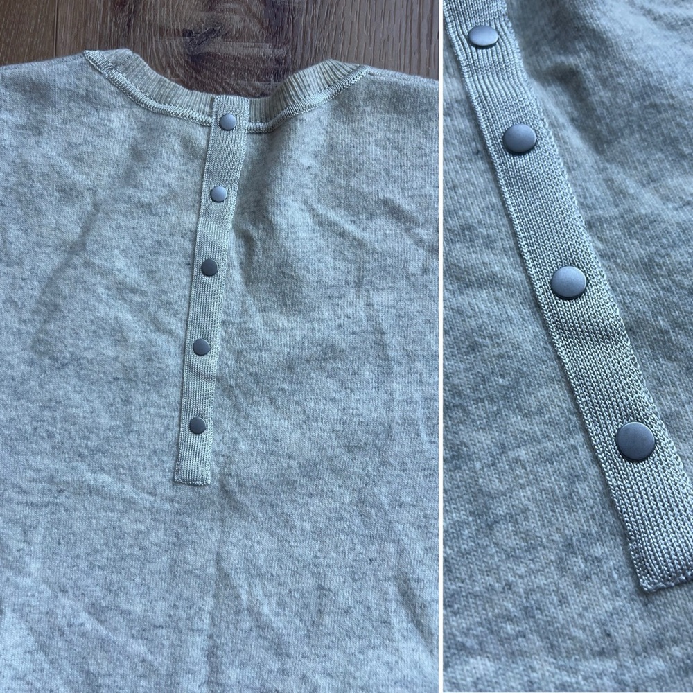 Reiss Alexa Cashmere Wool Blend Sweater Dress Grey Cream Marled Size Small - Picture 5 of 16